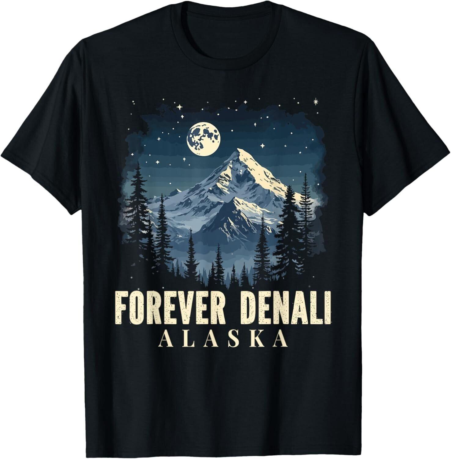 

Vintage Mt. Denali National Park Alaska Mountain Forever Denali Unisex T-Shirt XL