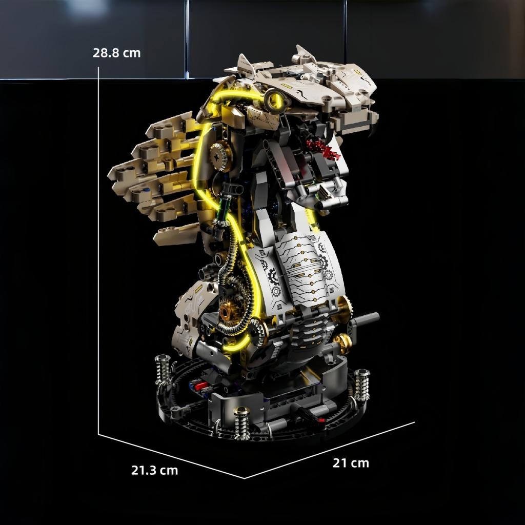 866 Teile MOC Kreatives Libellen Mechanisches Modell Bausteine Set DIY Konstruktionsspielzeug STEM Lernen für Kinder Erwachsene Set