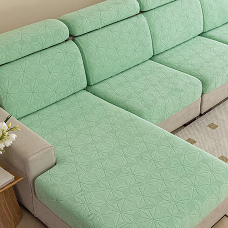 Elastic Sofa Cover Cushion Cover Sofa Hat Solid Color Sofa Cover All-inclusive Four Seasons Universal Cover Sofa Cushion Cover