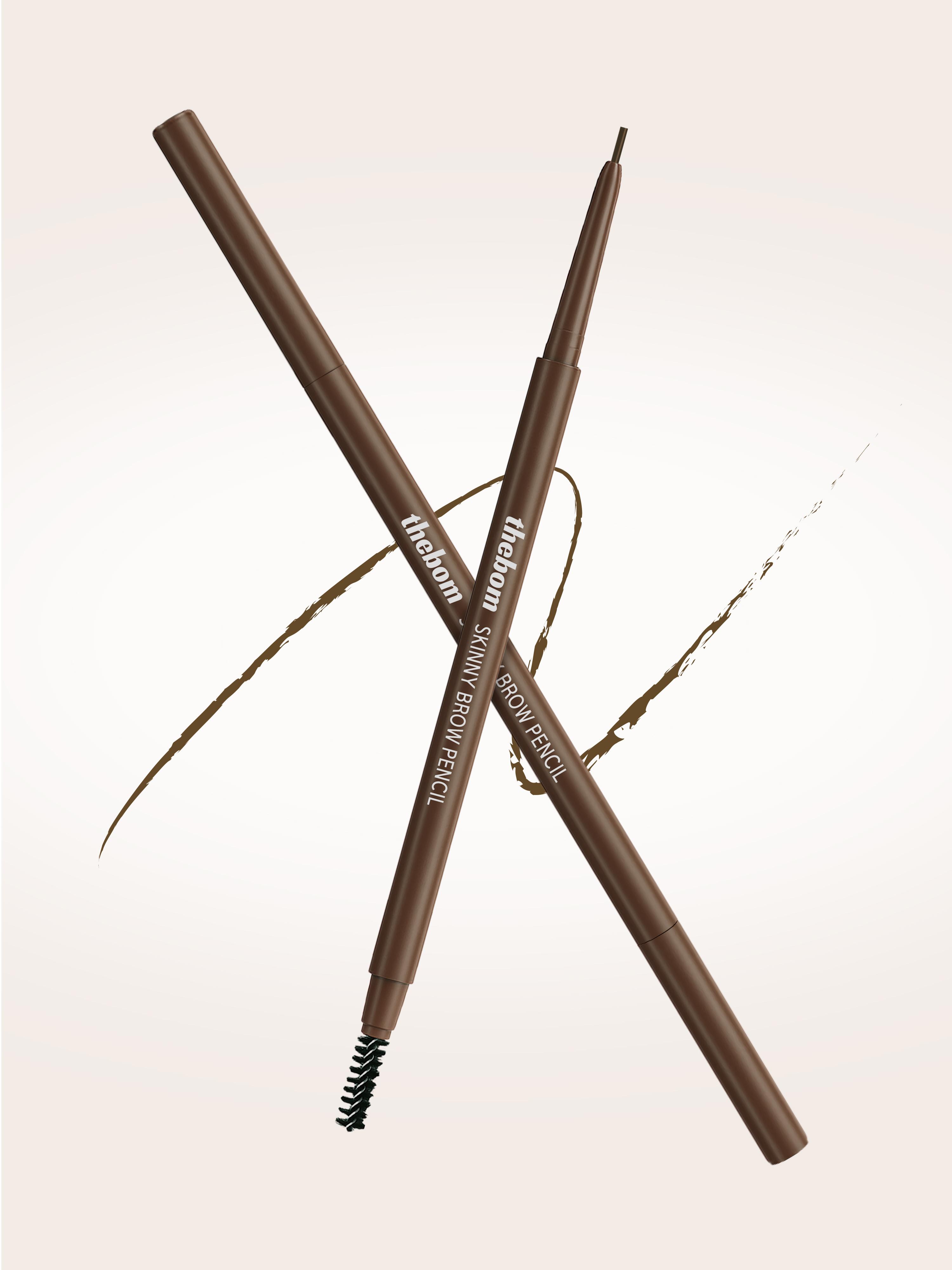 TheBom Skinny Brow Pencil - 01 Deep Brown 1ea