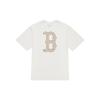 MLB MONOGRAM SS24 T Shirt Unisex Cream 3ATSM0343-43CRS