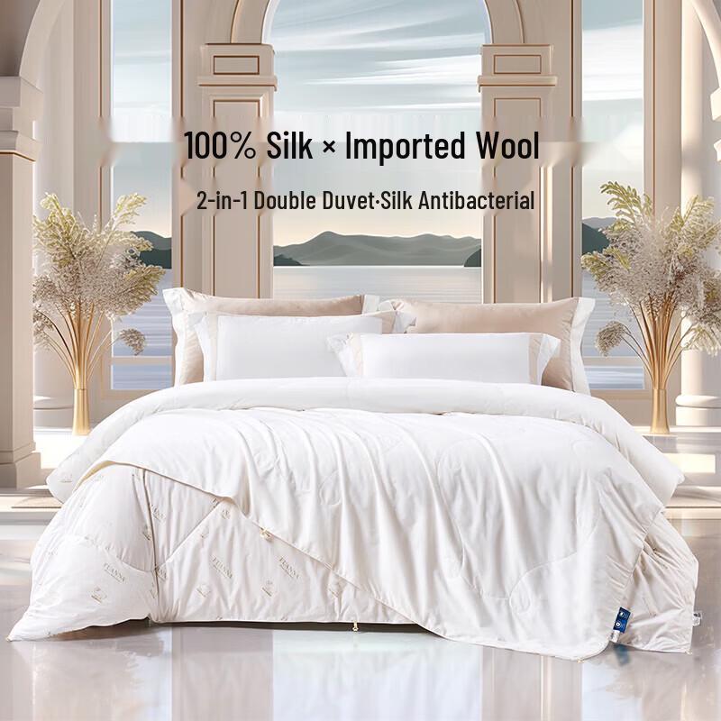 FUANNA All-Season Silk Blend Quilt