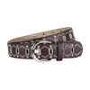 Women Belt Rivet Decor Multi Holes Design Adjustable Length Imitation Leather Belt Faux Leather Punk Style Waistband