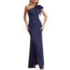 Women's Dress One Shoulder Bridesmaid Dress Cocktail Party Evening Dress