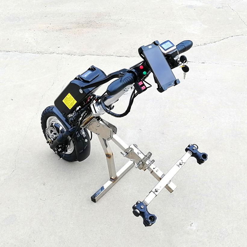 Sporty Foldable Electric Wheelchair with Lithium Battery for Outdoor Use
