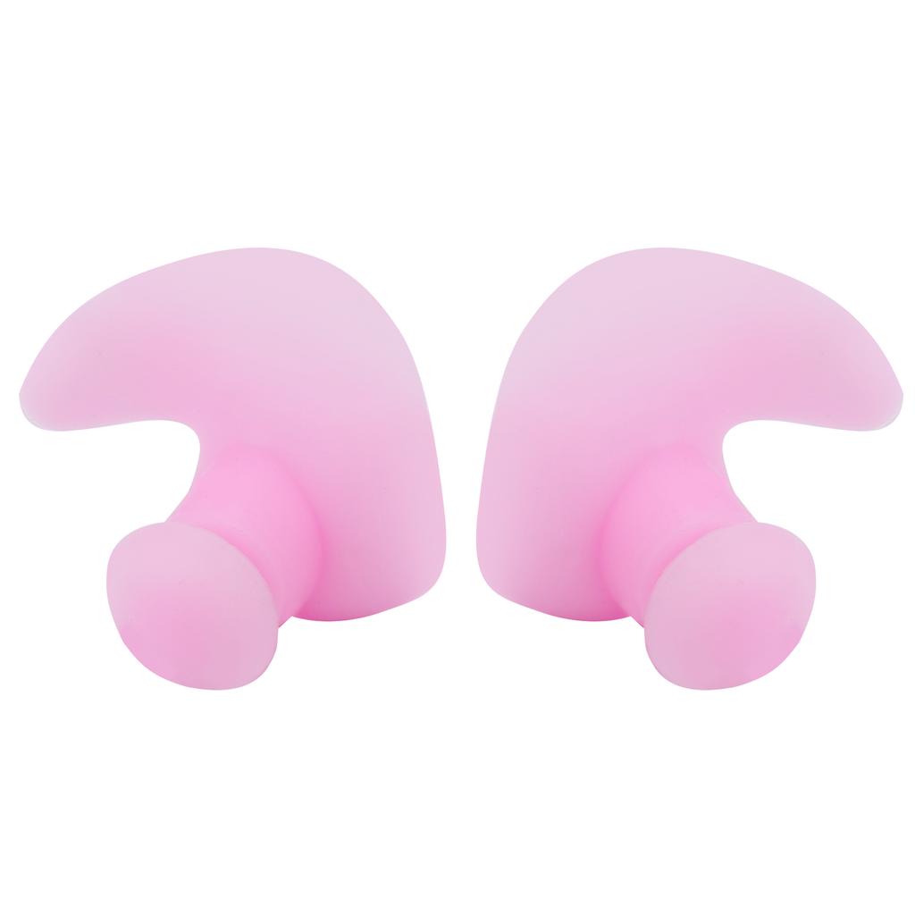 1 Paar Schwimm-Ohrstöpsel Weiches Silikagel Wasserdicht Staubdicht Wassersport Schwimm-Ohrstöpsel(Rosa in