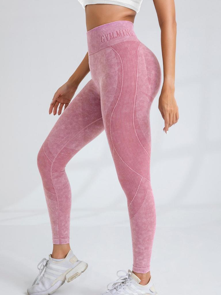Women's Sand Wash Yoga Pants - Hip Lifting, Slim Fit for Pilates, Fitness & Running