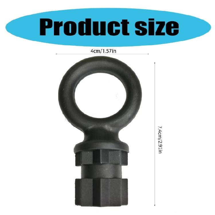 Canoes Kayak Round Mount Base Circle Wall Slings Rope Rings Marine Boats Kayak Rope Adapter Kayak Accessories Enduring