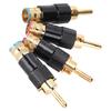 Preffair BA1410 Banana Plugs 24K Gold Plated HIFI Banana Speaker Plug for Audio and Video Receiver and Sound Systems
