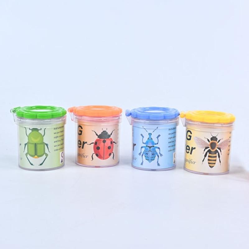4Pcs Insect Observation Box With Magnifying Lid And Tweezer For Kids Science Exploration Outdoor Exploration