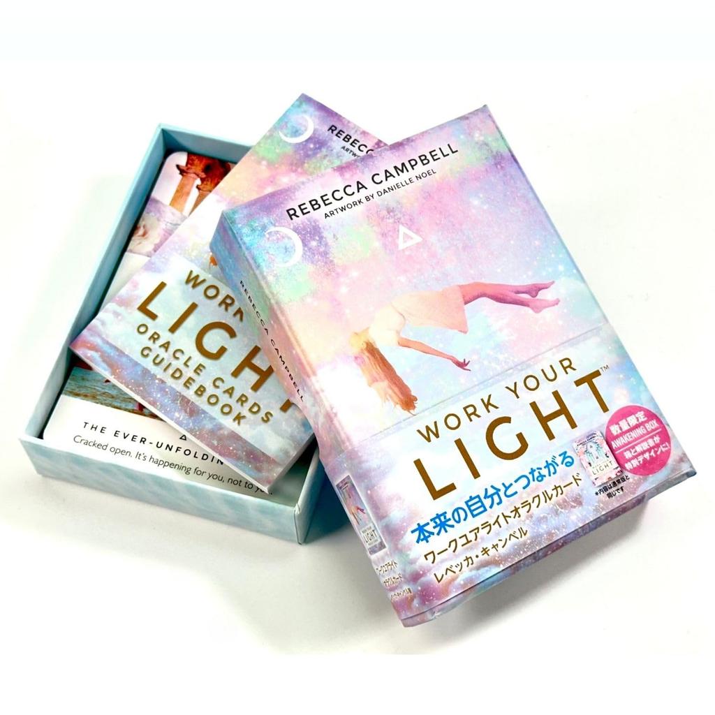 Oracle Cards Work Your Light Oracle Card Awakening Box Japanese Edition Affirmations Fortune Telling with Japanese Instructions I.I.J