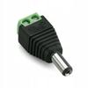 Rosfix Mufă CCTV 5,5mm / 2,1mm Masculin – Conector Masculin cu Șurub | Tensiune până la 30V DC | Curent Maxim 2A