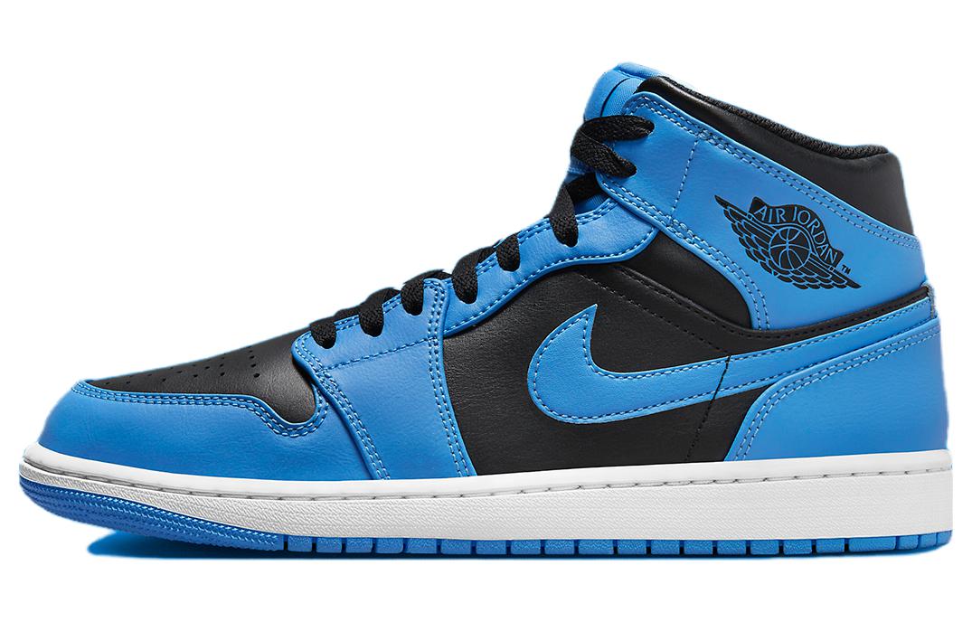 Jordan 1 Mid University Blue Black DQ8426-401 45