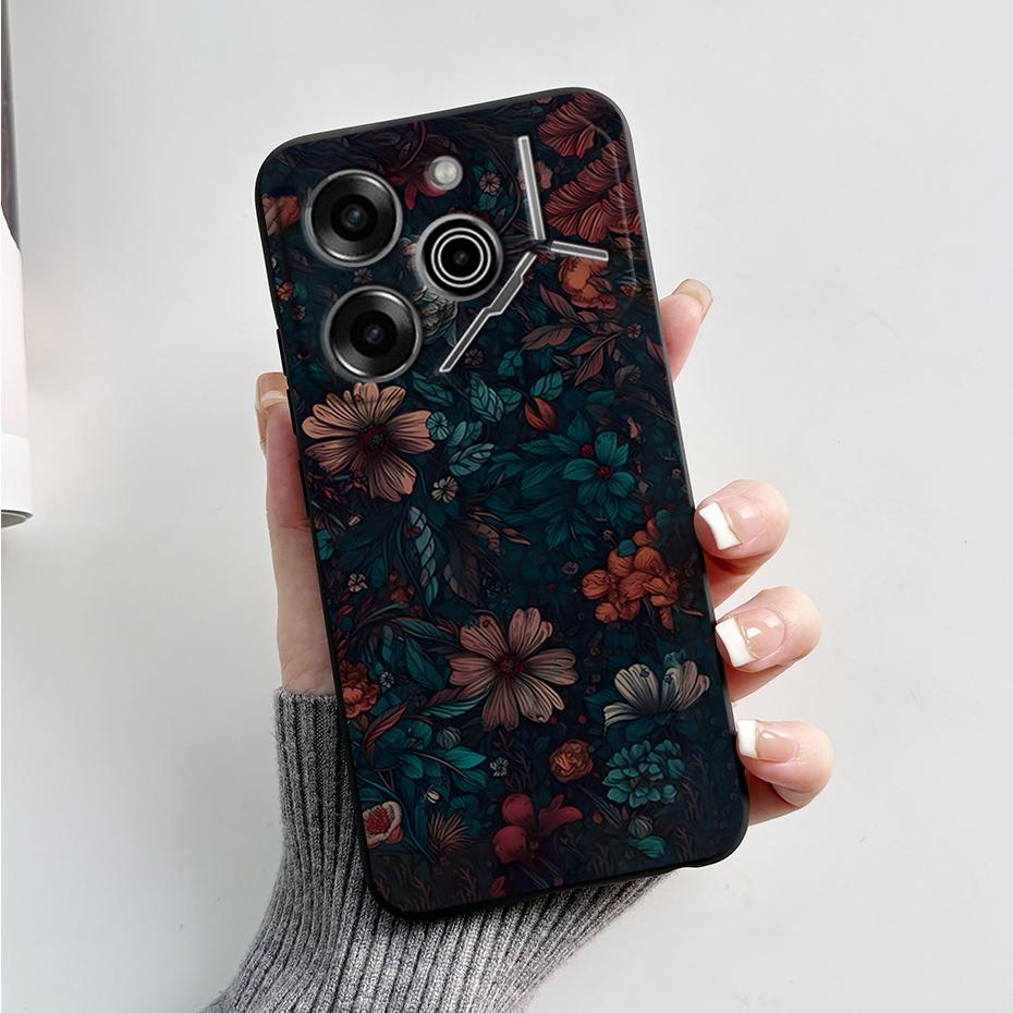 phone Case For Tecno Pova 6 Pro 5G Soft Silicone Back Cover For Tecno Pova 6 5G Case Cute Cartoon Protection Phone Cover Coque
