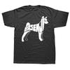 Basenji Dog Art T-Shirt Novelty Gift Cotton Short Sleeve Oversized Funny T Shirt Graphic Harajuku Vintage Unisex