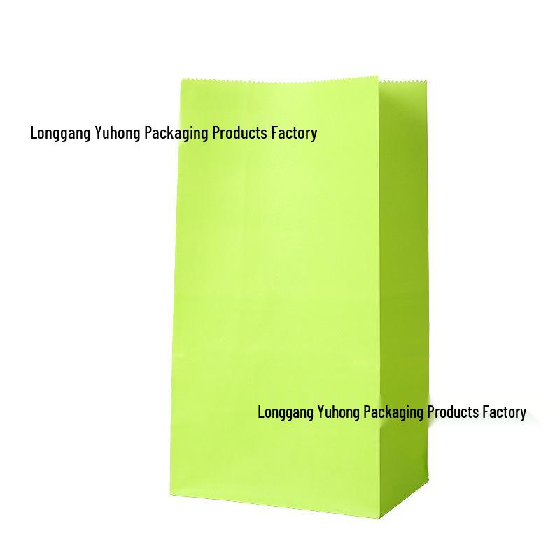 Handle-Free Colored Candy Kraft Paper Bags for Children's Gifts & Snack Storage