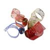 2 Pezzi Nastro Organza Natale DIY Nastri Decorazioni Albero di Natale per Casa Forniture Festa Festiva