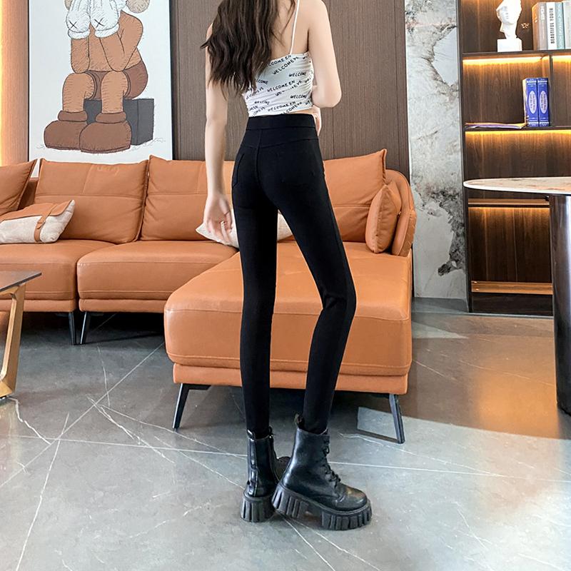 Плюс бархатные утолщенные волшебные леггинсы для женщин — фото 10