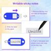 30Pcs Colorful Key Tags With Labels, Plastic ID Tags With Split Rings For Keys, Luggage, Pets