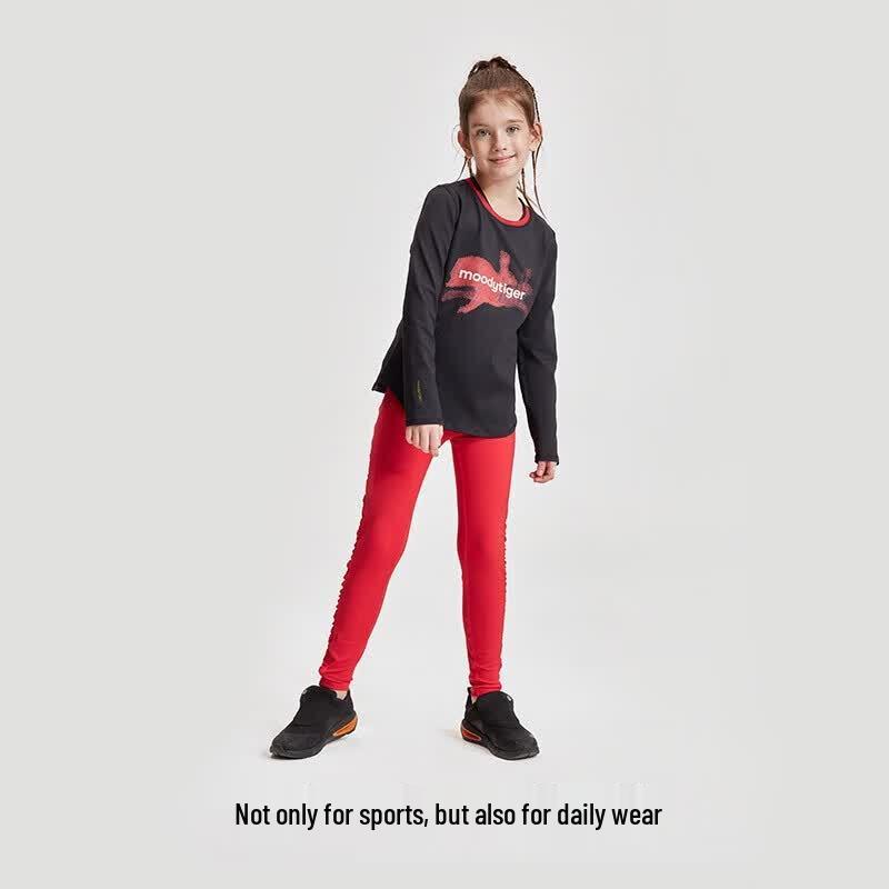 MoodyTiger Girls' Stretchy Sports & Yoga Leggings