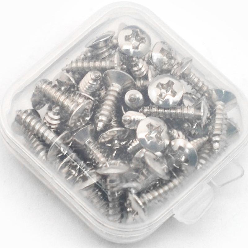 Precisions Bass Guitar Screws Pickguard Mounting Hardware Anti Corrosion Metal Bulk Replacement Bass Screws