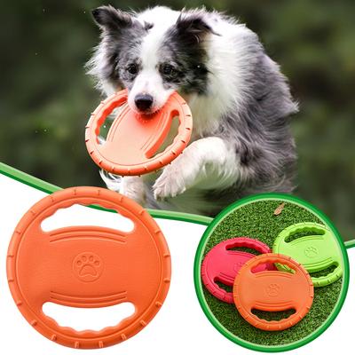 EVA Bite Resistant Flying Disc Dog Toys For Dog Multifunction Pet Puppy Training Toys Outdoor Interactive Game Pet Dogs Products