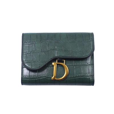 Damen Kurze Geldbörse Luxusmarke Mini PU Buchstaben-Geldbörse Mehrkarten-Kartenhalter Geldbörsen Damen Kleine Multifunktionale Clutch-Tasche