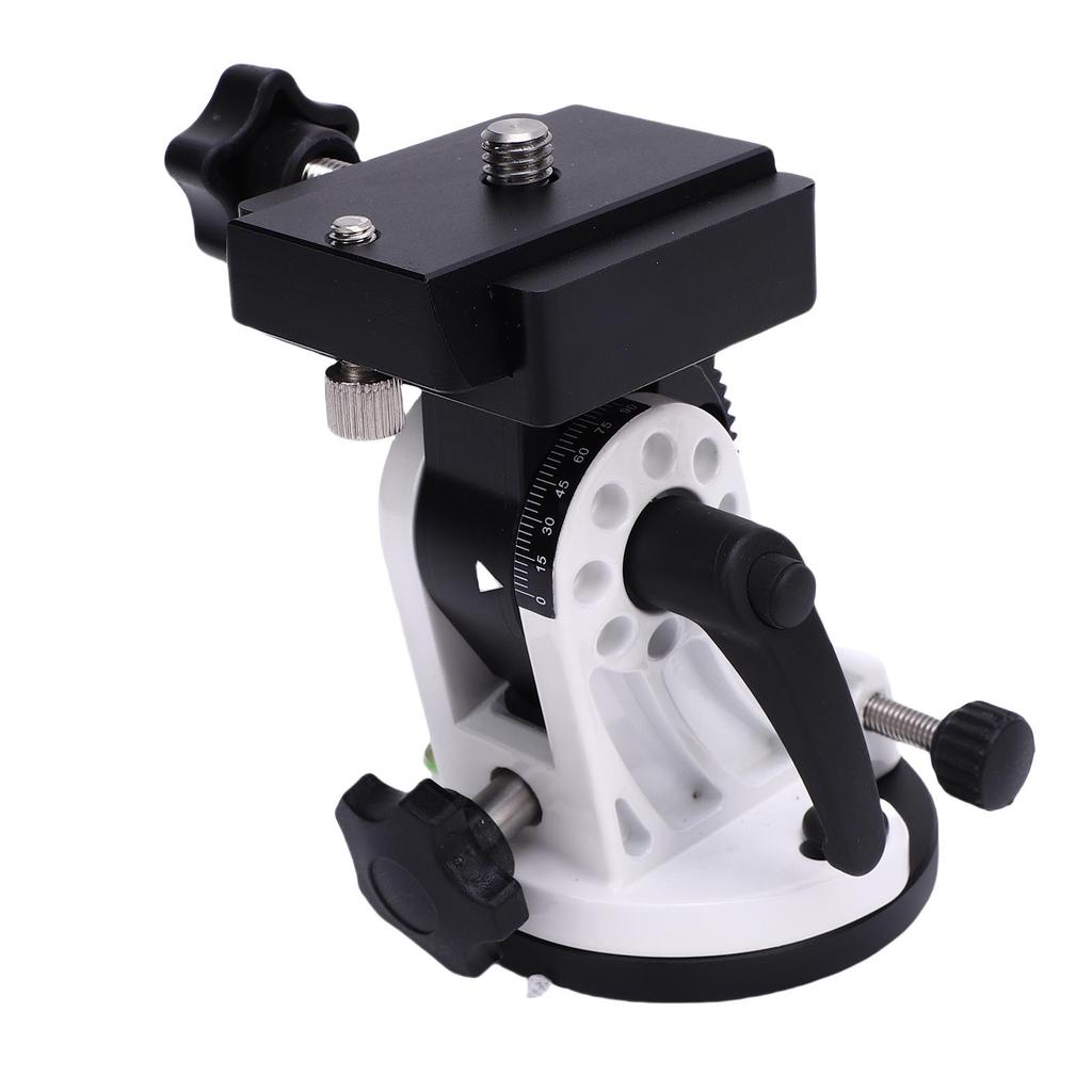 Latitude Adjustment Seat Aluminum 0 to 90 Degree Telescope Latitude Base Mount for Astronomical Telescope Accessories