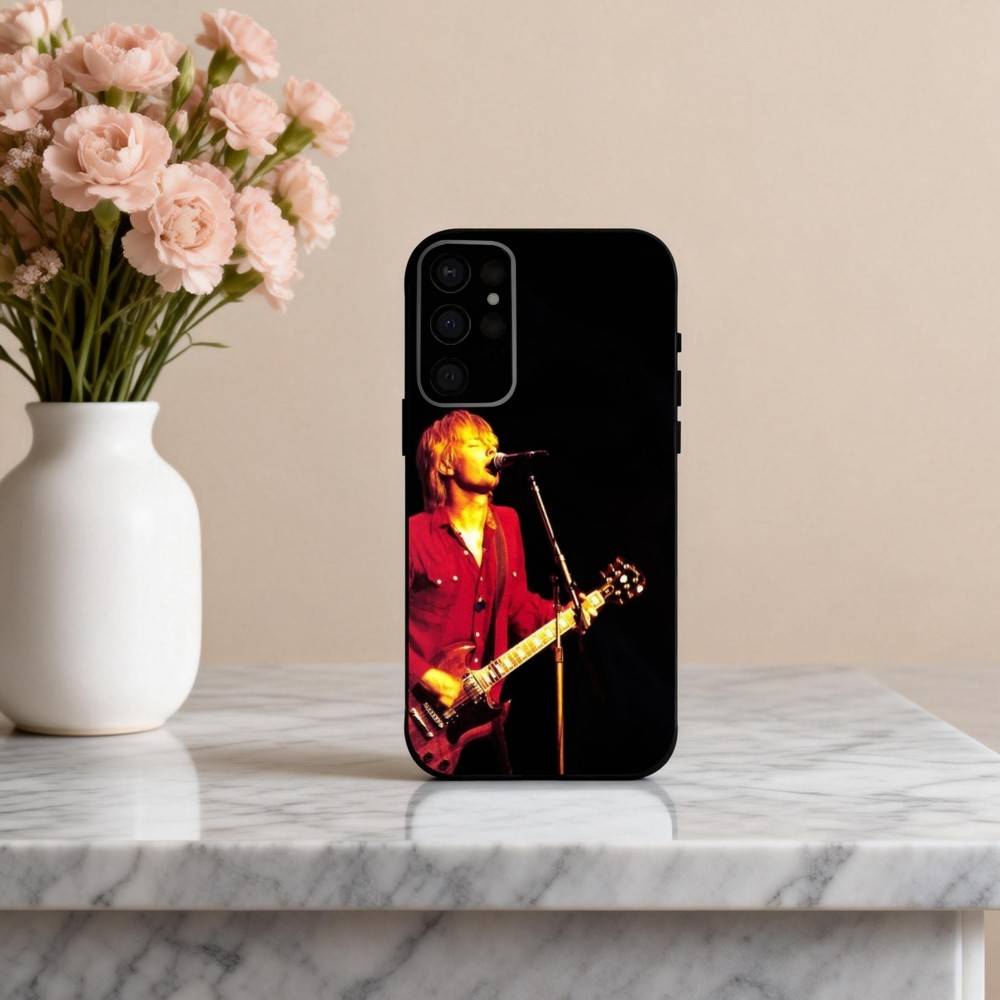Alternative R-Radiohead -D band Phone Case For Samsung S25,24,23,22,30,21,10,9,Ultra,Plus,Lite,FE,4,5 G Soft Black Case