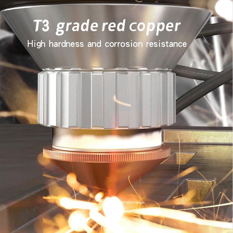 Single Layer Double Chrome Plated Layers H15 M11 for Precitec WSX Fiber Cutting Head D28 Laser Nozzle Ultrarayc Cutting Head