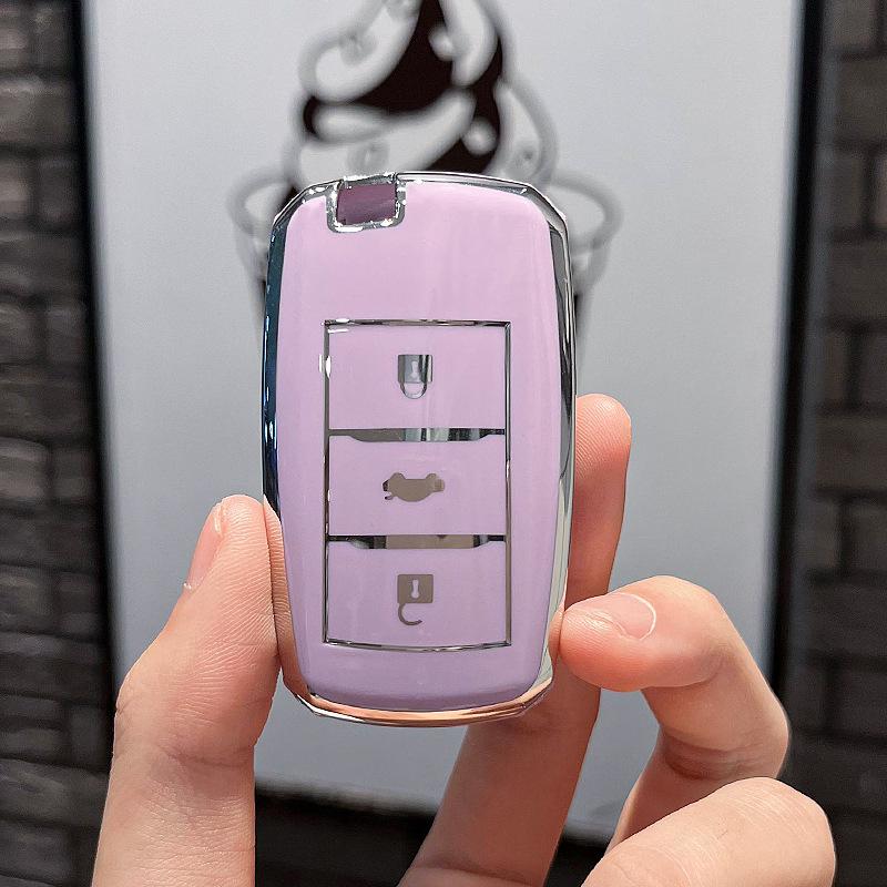 VinFast VF8 Car Key Case for Models V3, 6, 7, and 5 - High-End A2.0 Key Shell with Buckle