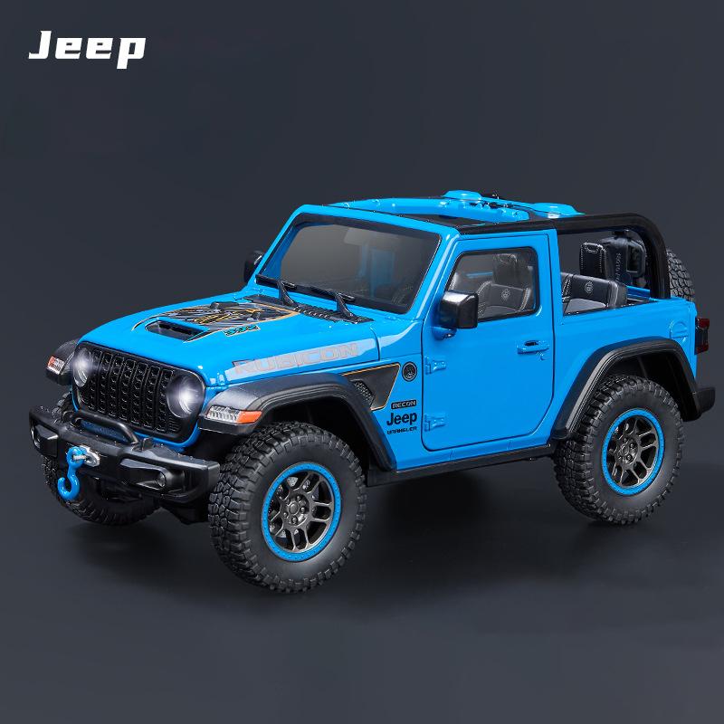 1:18 Jeeps Wrangler Rubicon 20th Alloy Diecasts & Toy Vehicles Metal Toy Car Model Sound and light Collection Kids Toy ALS1
