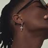 Cross Earrings For Women, Fashionable And Exquisite Design, High-End And Versatile Temperament Earrings Accessories
