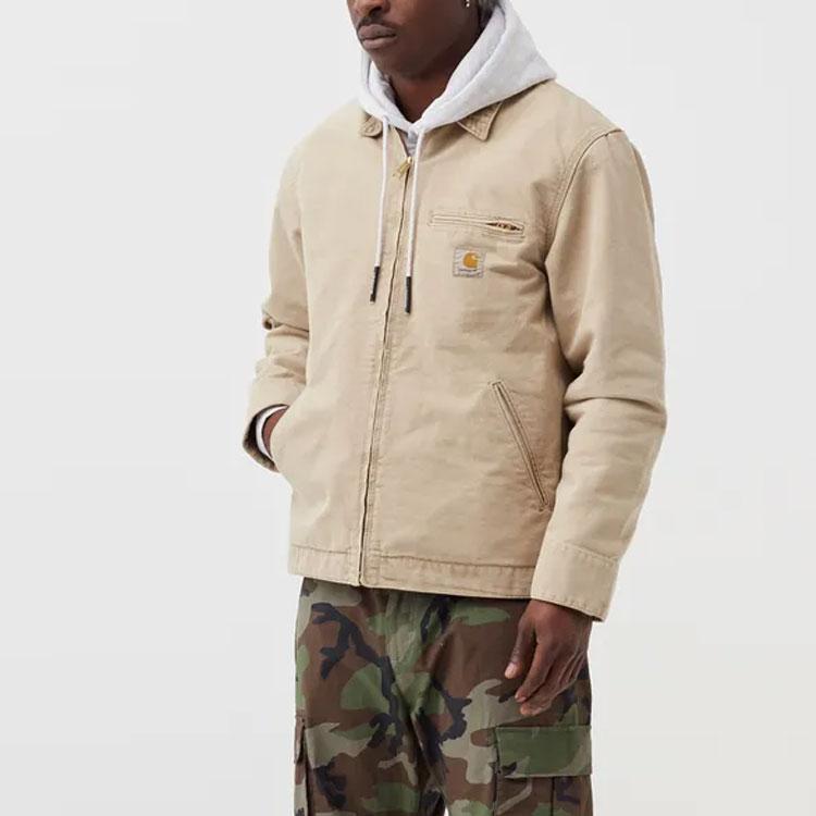 Carhartt WIP Detroit Dearborn Canvas 12oz (Summer) Jacket Dusty H Brown (Faded) Men Streetwear I026467-0ME-FH