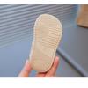 Baby toddler shoes cartoon leather surface baby girl indoor shoes non-slip soft sole baby boy running shoes