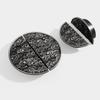 Chinese Style Gold Auspicious Cloud Half-Round Drawer Handles