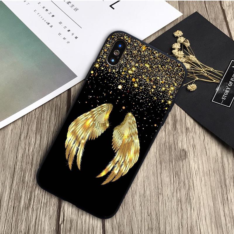 Черный силиконовый чехол для телефона iPhone 12 XR XS Max 5 5S SE 2020 6 6S 7 8 PLUS X 11Pro Max11 iPhone 5 5S SE