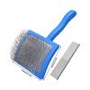 Dog Cats Grooming Comb With AntiFatigue Handle ABS Construction Slicker Brush For Daily Coat Care And Mat Prevention