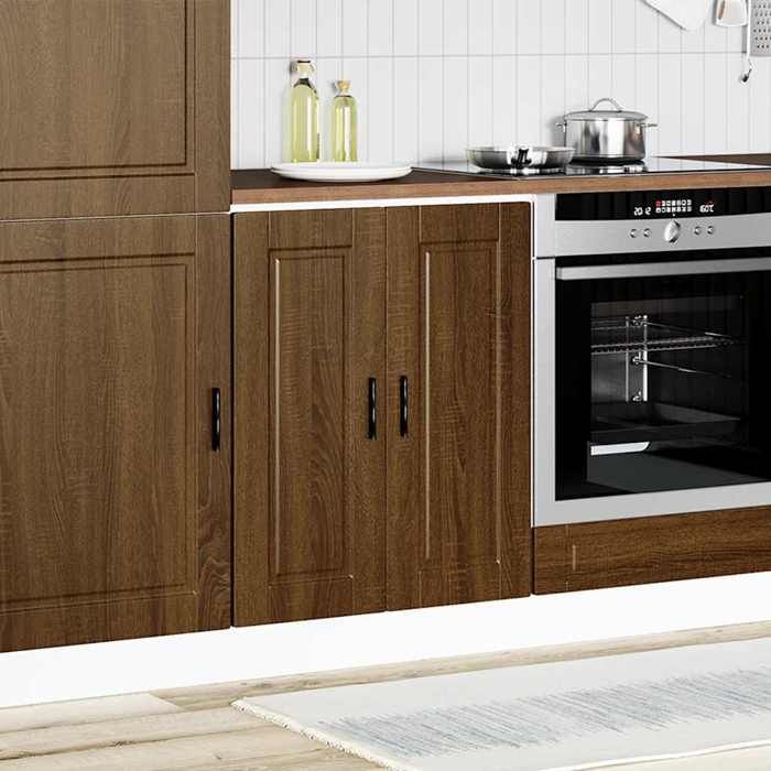 VidaXL Armoire de cuisine Porto chêne marron bois d'ingénierie 853924