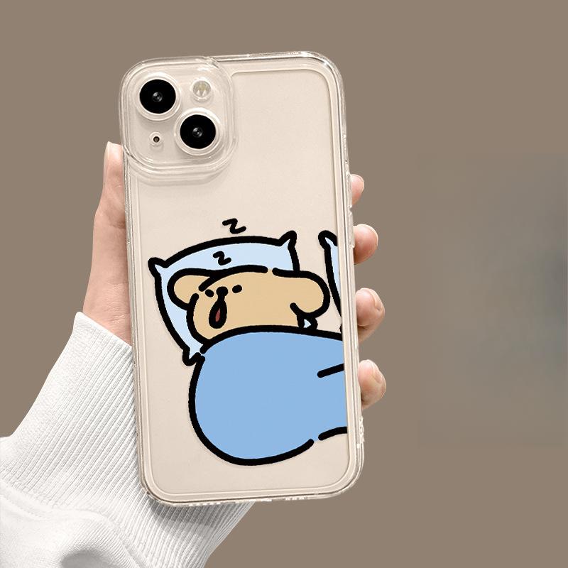 

Transparent and Suitable Apple 16 Phone Case 15plus Matte 14 Silicone 13mini Protective Case 12promax Apple 15PROMAX