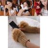 Womens Knitted Half Finger Gloves For Winter Warmth With Compatibility