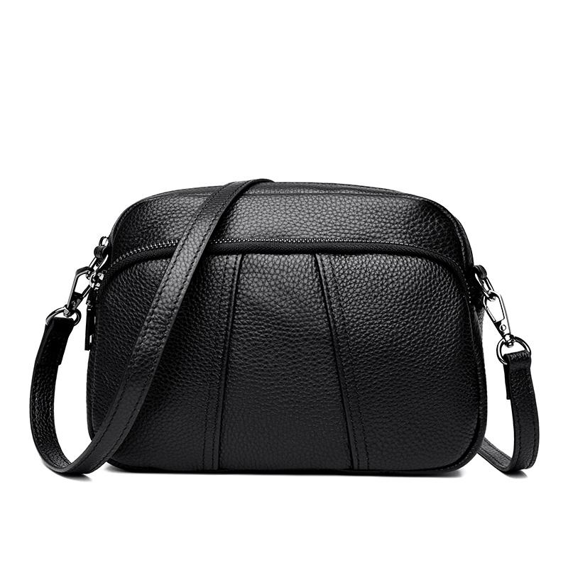 Women's vintage crossbody shoulder phone bag genuine leather messenger wallet daily use bag
