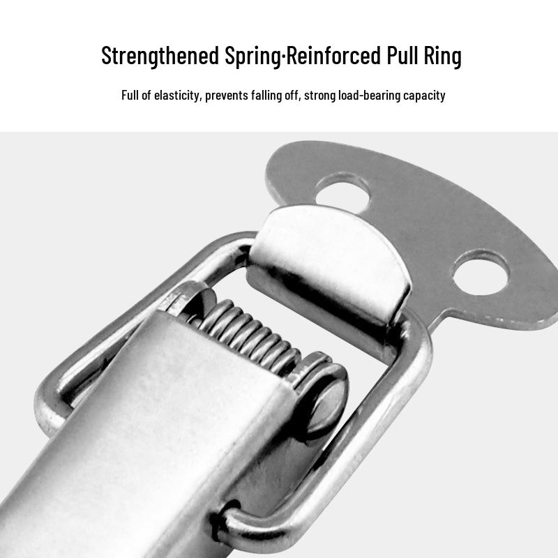 Thickened Stainless Steel Toggle Clasp for Toolboxes & Beehives