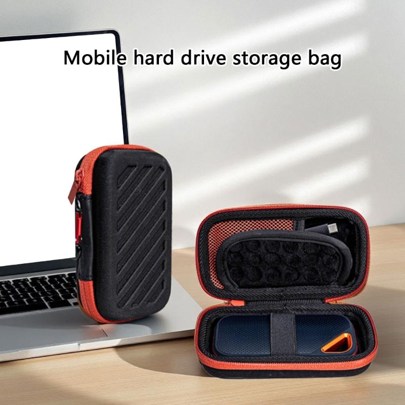 Aufbewahrungsorganizer für E30/E60/E61/E80/E81 Tragbare SSD-Festplatte Inklusive Stoßdämpfung Und Sicheren Reißverschlüssen
