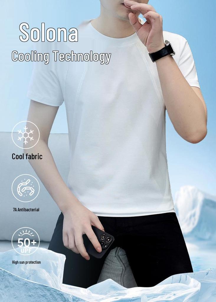 Men's Summer 2026 Cotton Designer Loose Short-Sleeve T-Shirt