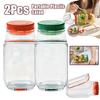 Salad Jar Portable Salad Cups Reusable Plastic Salad Container Refrigerated/Dishwasher Safe Cereal Nut Yogurt Container Cup Food Storage Bento Box