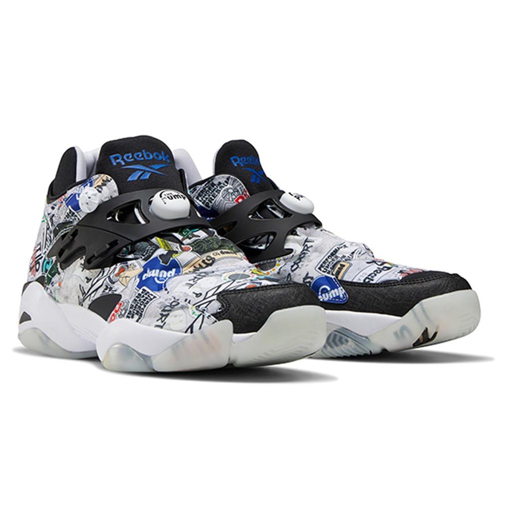 Pump Court Reebok 'Sticker City - White Black' FW7826