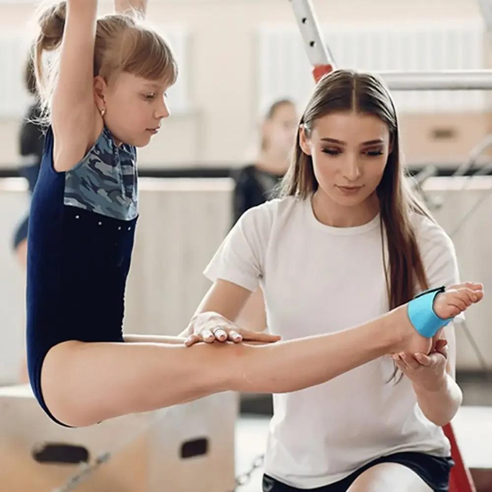 Gymnastics Foot Straps - Non-Slip Adjustable Binding for Training & Rehab, Plantar Fasciitis Pain Relief