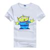 Disney Cartoon Toy Story Woman Tops White Clothes Short Sleeve Tee Oversized Friends 2024 Summer Blouse Grunge Y2K Mens T-shirts