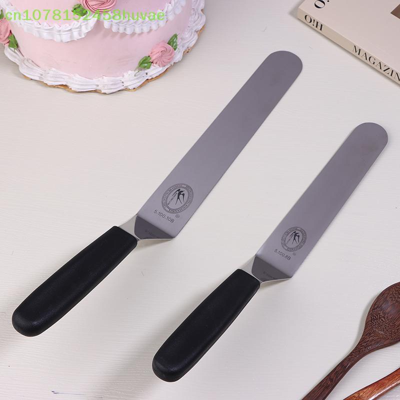 6/8/10 Inch Icing Spatula Angled Stainless Steel Palette Knife Curved Offset Blade Frost Cream Spatula For Cake Pastry Baking